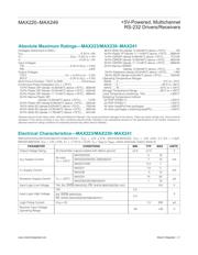 MAX233EPP+ datasheet pdf 5 page