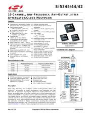 SI5345-EVB datasheet pdf 1 page