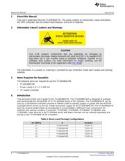 TCA9548AEVM datasheet pdf 2 page