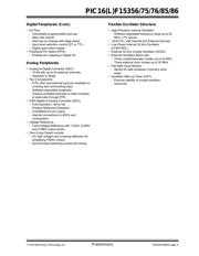 PIC16F15386T-I/MV datasheet pdf 2 page