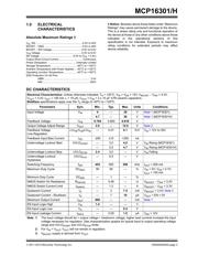 MCP16301T-E/CH datasheet pdf 3 page