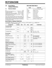 MCP3204 datasheet pdf 2 page