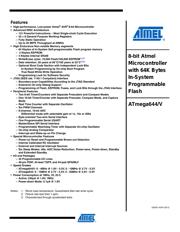 ATMEGA644-20MU datasheet pdf 1 page