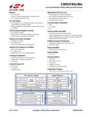 C8051F850-C-IMR datasheet pdf 1 page