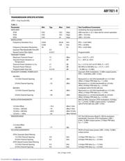 ADF7021-VBCPZ datasheet pdf 5 page