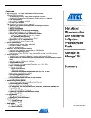 ATMEGA128-16AUR datasheet pdf 1 page
