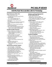 PIC16F1824T-I/ST datasheet pdf 1 page