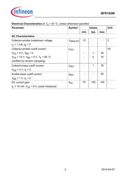 BFR 182W H6327 datasheet pdf 2 page