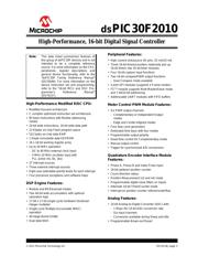 DSPIC30F2010-20E/MMG datasheet pdf 3 page