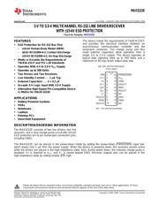 MAX3222ECDB datasheet pdf 1 page