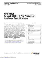 MPC8313E-RDB datasheet pdf 1 page