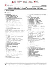 CC2650MODAMOHT datasheet pdf 1 page