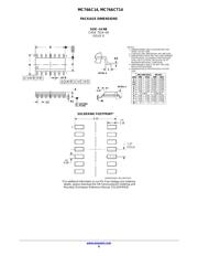 MC74ACT14DR2G datasheet pdf 6 page