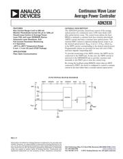 ADN2830ACPZ32 datasheet pdf 1 page