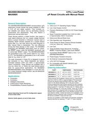 MAX6803US31D3+T datasheet pdf 1 page