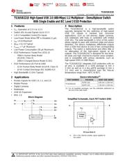 TS3USB221EDRCR datasheet pdf 1 page