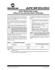 DSPIC30F2011T-20I/ML datasheet pdf 1 page