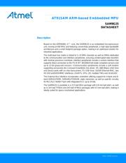 AT91SAM9G25-BFU datasheet pdf 1 page