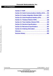MC68HC908GR8CFA datasheet pdf 6 page