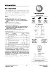 MC14069UBCP datasheet pdf 1 page