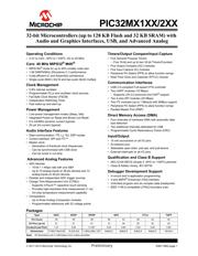 PIC32MX220F032D-I/TL datasheet pdf 1 page