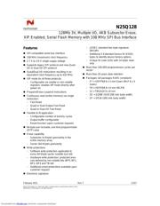 N25Q128A13ESFA0F datasheet pdf 1 page