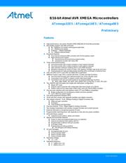 ATXMEGA32E5-M4U datasheet pdf 1 page