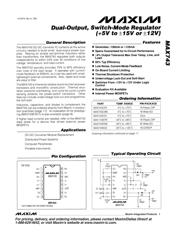 MAX743EPE datasheet pdf 1 page