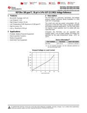REF2925AIDBZR datasheet pdf 1 page
