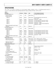 ADF4113BCP datasheet pdf 3 page