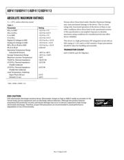 ADF4113BCP datasheet pdf 6 page