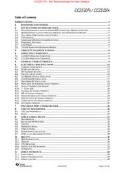CC2511F16RSPRG3 datasheet pdf 2 page