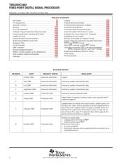 TMS320VC5402GGU100 datasheet pdf 2 page