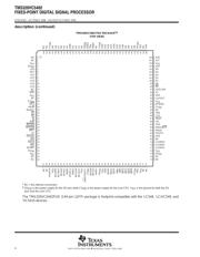 TMS320VC5402GGU100 datasheet pdf 4 page