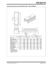PIC16C715-20E/SS datasheet pdf 5 page