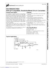 DAC0832LCWM datasheet pdf 1 page