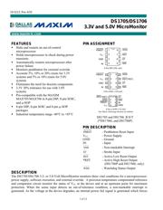 DS1706SESA+T&R datasheet pdf 1 page