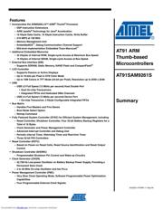 AT91SAM9261SB-CU datasheet pdf 1 page