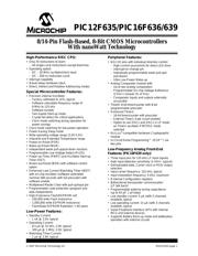 PIC16F636T-I/ST datasheet pdf 3 page