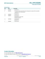 LPC2132FBD64/01/S, datasheet pdf 2 page