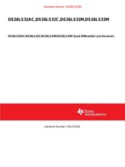 DS26LS32ACM datasheet pdf 1 page