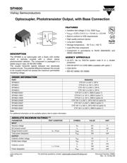 SFH600-2 datasheet pdf 1 page