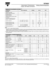 SFH600-2 datasheet pdf 2 page