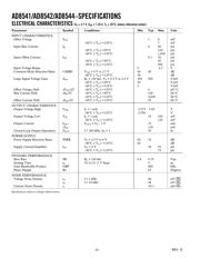AD8541AKS-R2 datasheet pdf 2 page