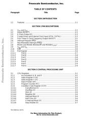 MC68HC11F1CFN3 datasheet pdf 3 page