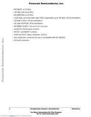 MC68302RC16C datasheet pdf 2 page