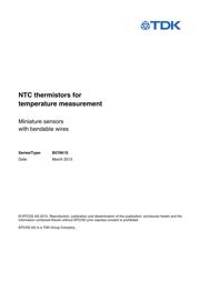 B57861S 103F 40 datasheet pdf 1 page