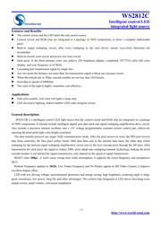 WS2812C datasheet pdf 1 page