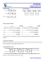 WS2812C datasheet pdf 4 page