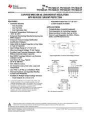 TPS73633MDBVREPG4 datasheet pdf 1 page
